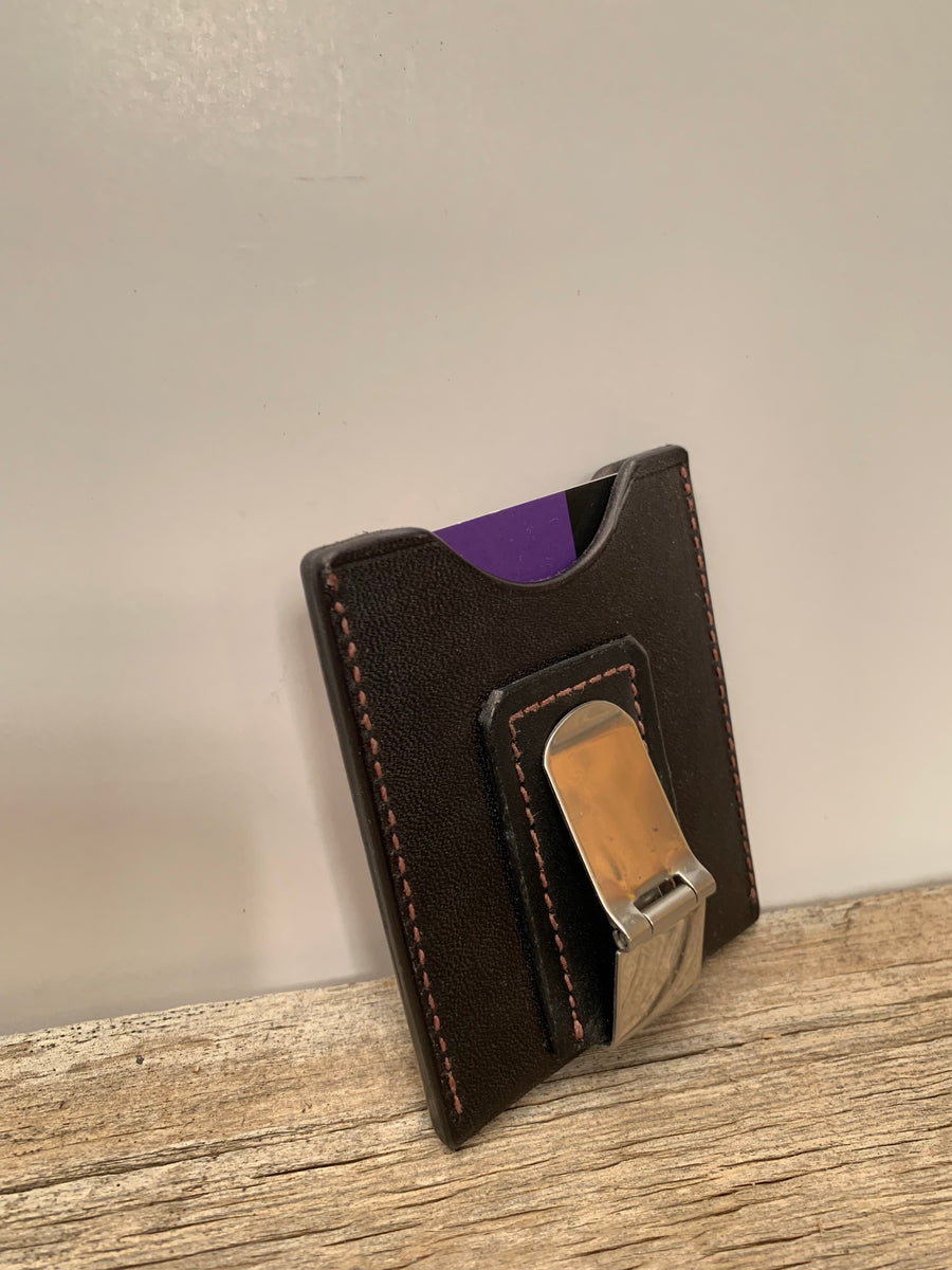 The Manhattan card wallet, custom hand painted patina – Markus and Baro