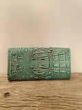 Turquoise Clutch Wallet