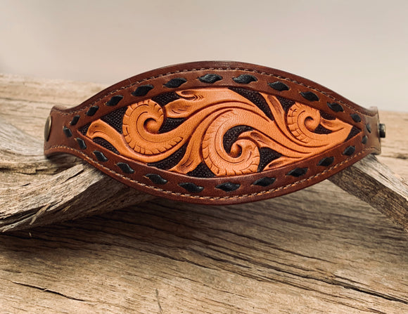 Tooled Leather Bracelet