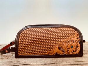 Shave/Dopp kit- Floral/basket combo