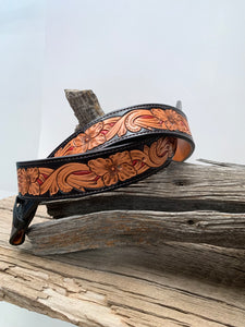 Floral Tooled Belt